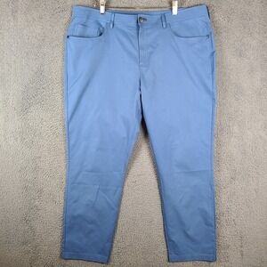 Public Rec Pants 40/32 Blue Workday Pant Chino 5 Pocket Straight Fit Mens